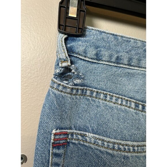 BDG Urban Outfitters Women's Mom High Rise Jeans Size 28 Light Wash Distressed - Picture 8 of 9